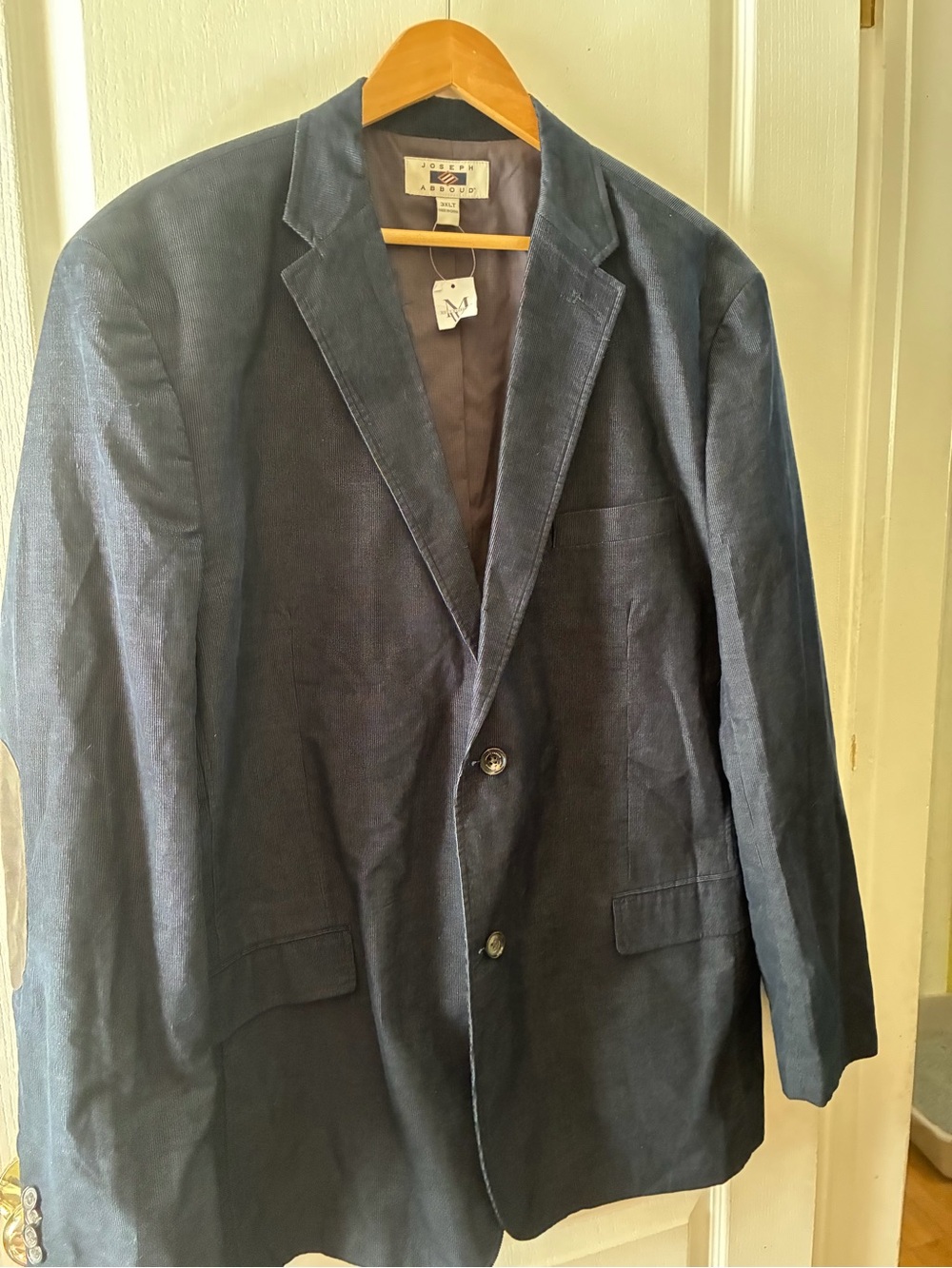Joseph Abboud Dark Blue Corduroy Blazer